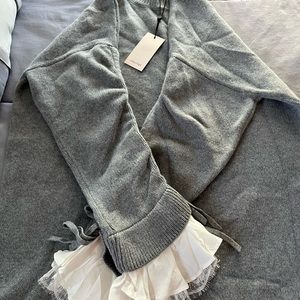 Cinq a sept, Medium size ATLAS-Bishop sweater, grey, nwot